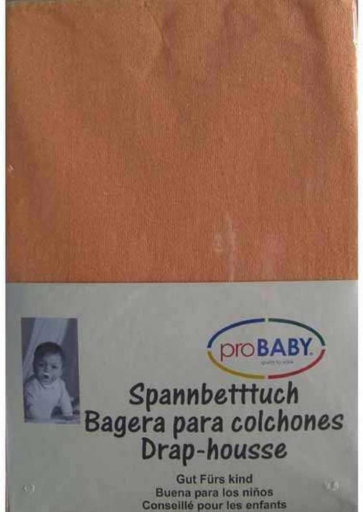 proBABY Frottee-Spannlaken gold 40/90 Bild 1