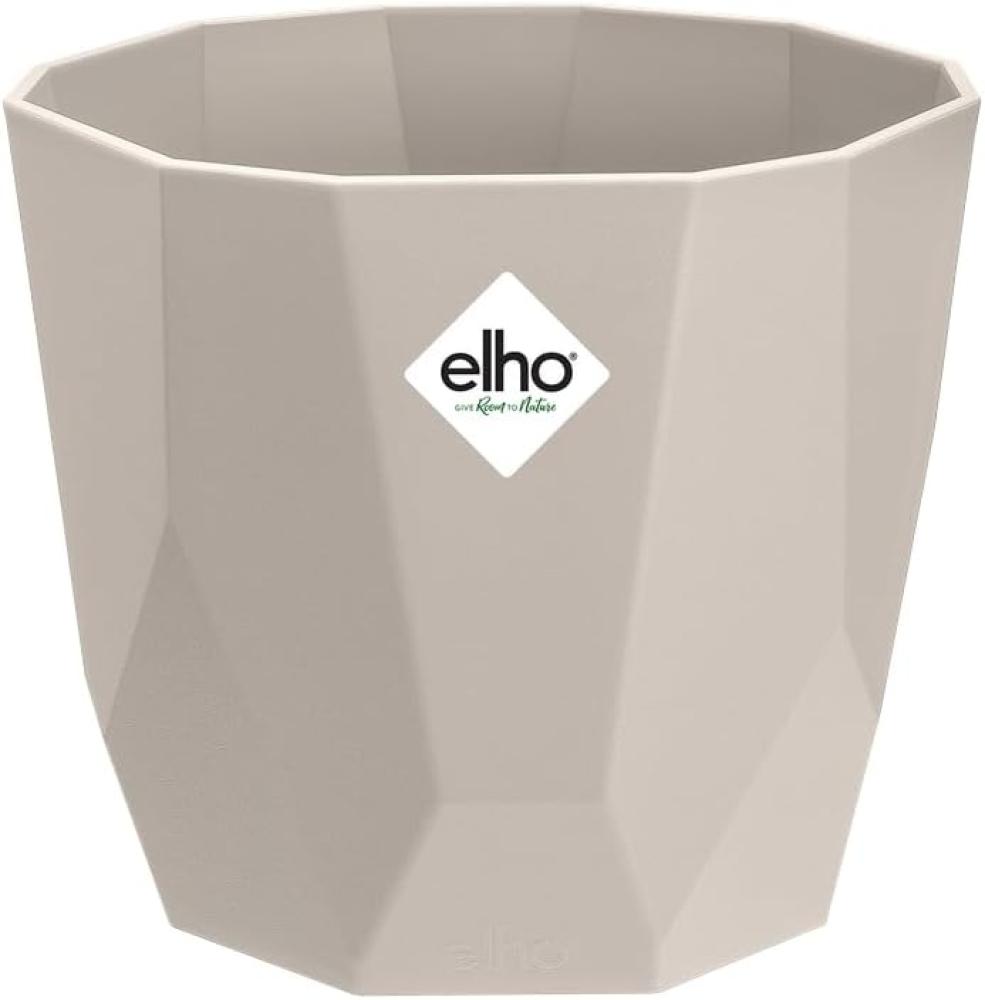 elho B. for Rock 16 - Blumentopf für Innen - Ø 17. 0 x H 14. 7 cm - Grau/Warmes Grau Bild 1