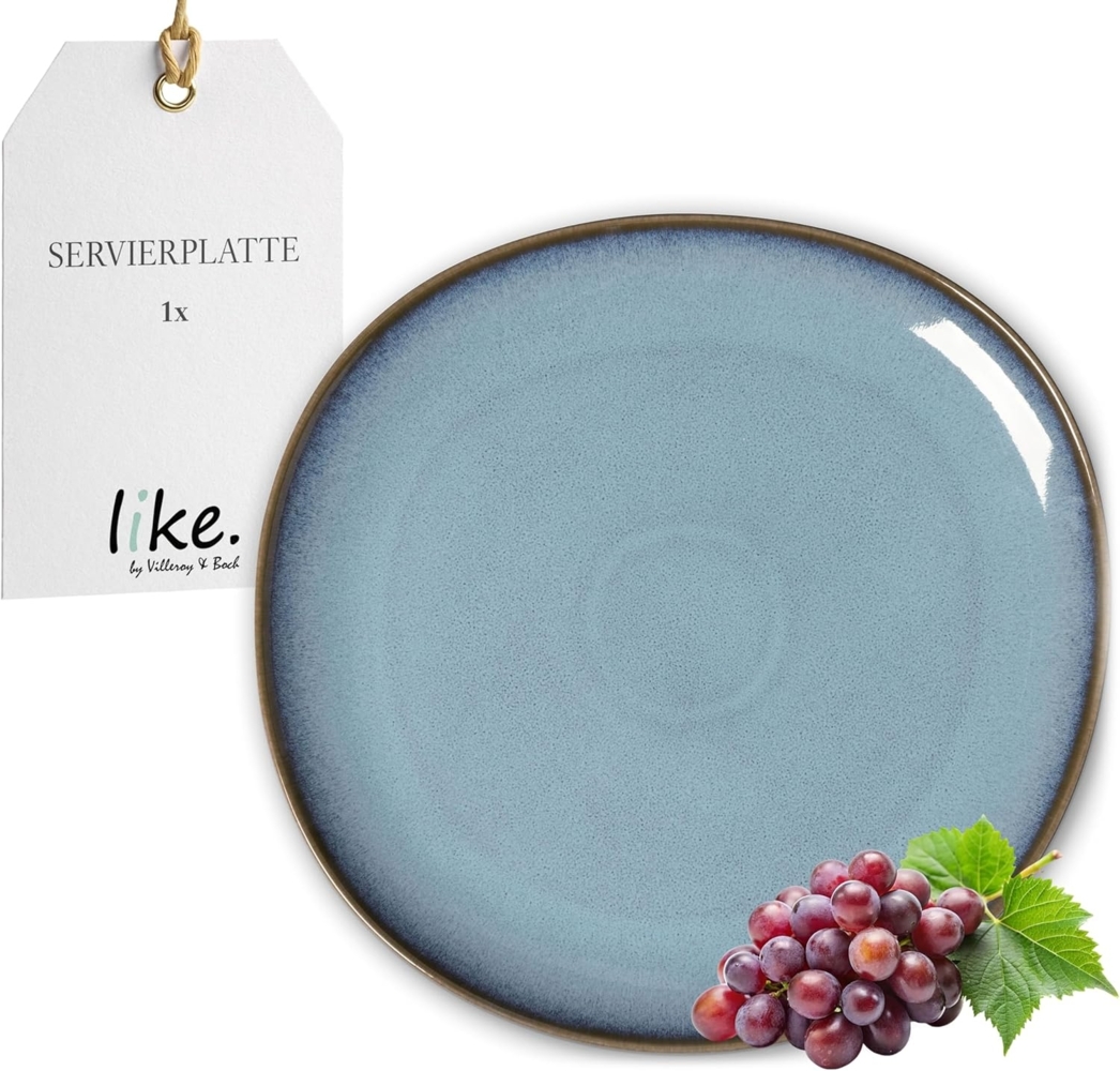 like. by Villeroy & Boch Lave glacé Servierplatte ø 32 cm - DS Bild 1