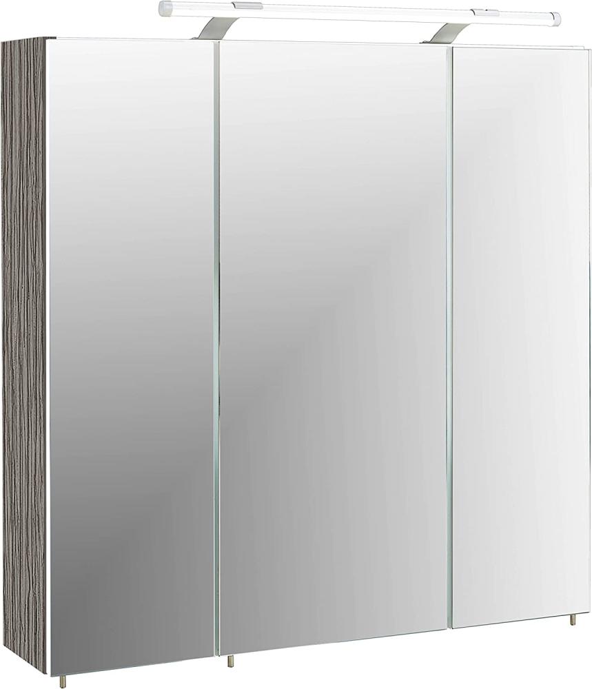 Schildmeyer Spiegelschrank 133076 Trient, 70. 0x16. 0x75. 0 cm, esche grau Dekor Bild 1