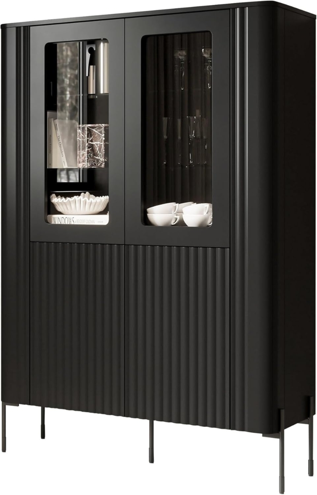 Vitrine Veralli (Farbe: Schwarz) Bild 1