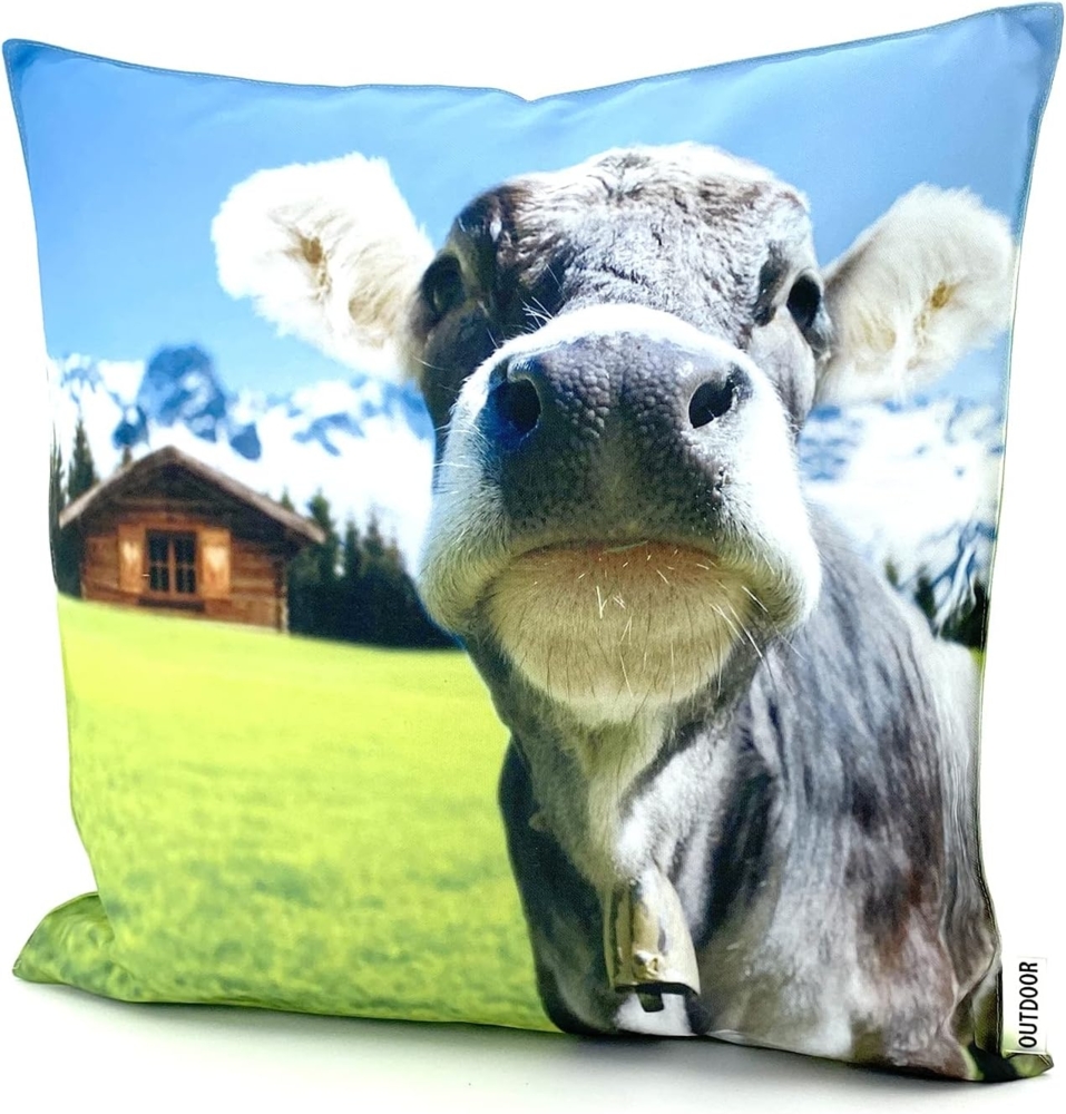 heimtexland Dekokissen Outdoorkissen 45x45 Outdoor Garten Deko Kissen, Lotus Effekt, schmutz- und wasserabweisend, inkl. Füllung Bild 1