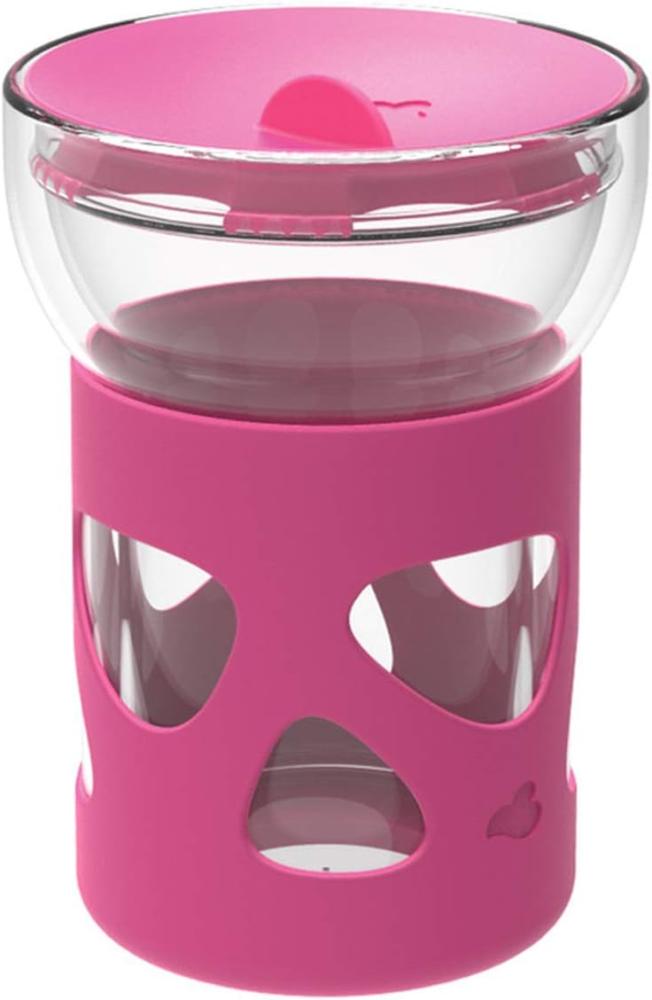 Leonardo To go Becher IN GIRO, Kaffeebecher, Isolierbecher, Materialmix, Pink, 250 ml, 029210 Bild 1