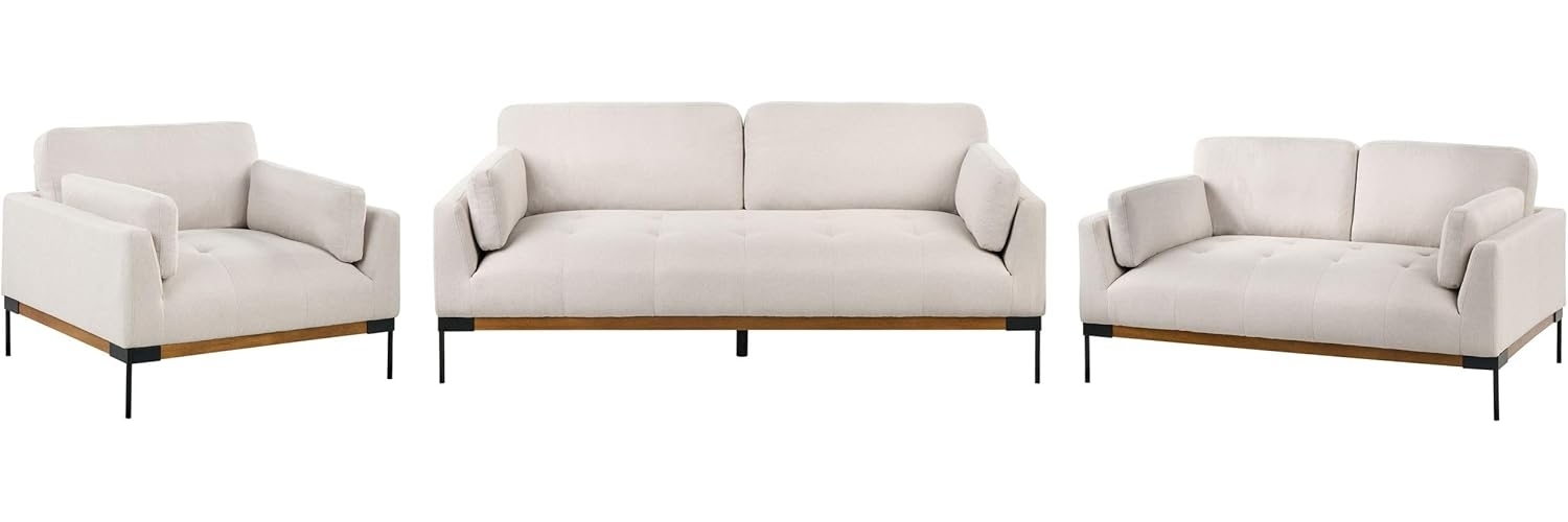 6-Sitzer Sofa Set Hellbeige SKAVEN Bild 1