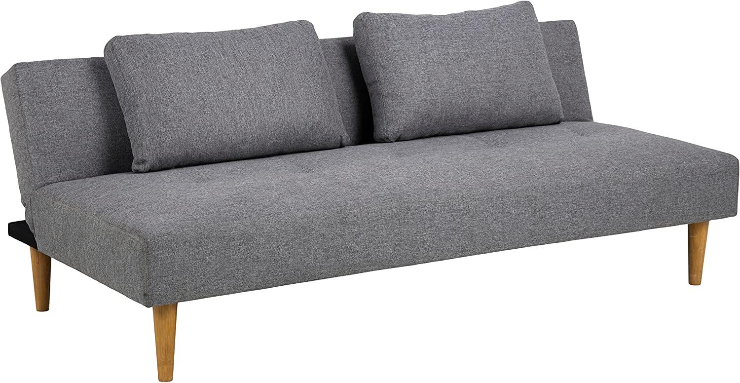 Schlafsofa LUCCA, Stoff Hellgrau Bild 1