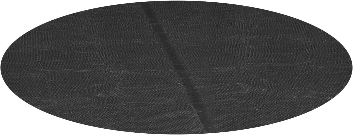 Miganeo Pool Solarfolie Ø 400 cm Deluxe rund |180 my | schwarz | 12 mm Luftblasen Bild 1