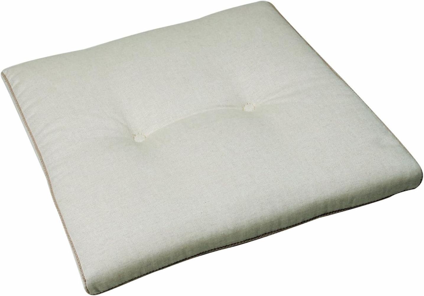 Sitzkissen konisch 44x48/44x5cm beige 1230 Bild 1