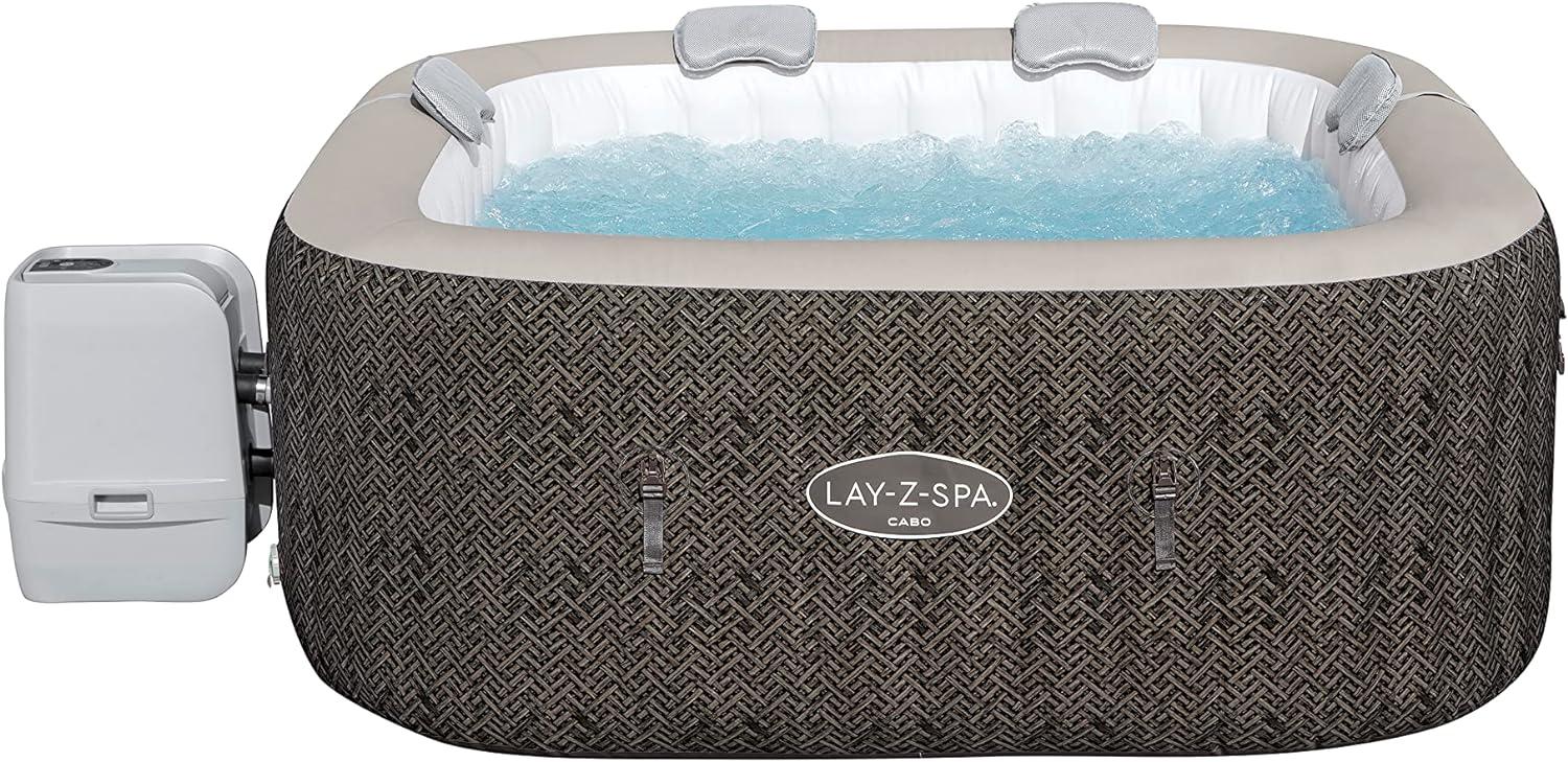 LAY-Z-SPA® WLAN-Whirlpool Cabo HydroJet™ 180 x 180 x 71 cm, eckig Bild 1