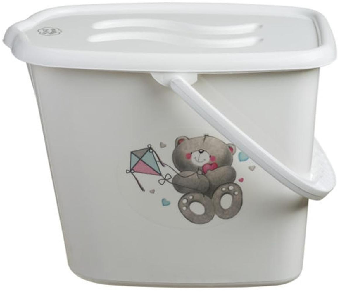 Maltex Windeleimer Bär weiß Bild 1