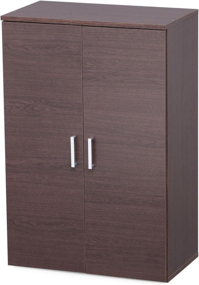 Iris Ohyama, Möbel, Regal, Schrank, Schuhorganizer, 6 Fächer, Modular, Fasst 18 Paar Schuhe, Flur, Schlafzimmer, Wohnzimmer, Büro - Shoe Cabinet SR-6035 - Braun Bild 1