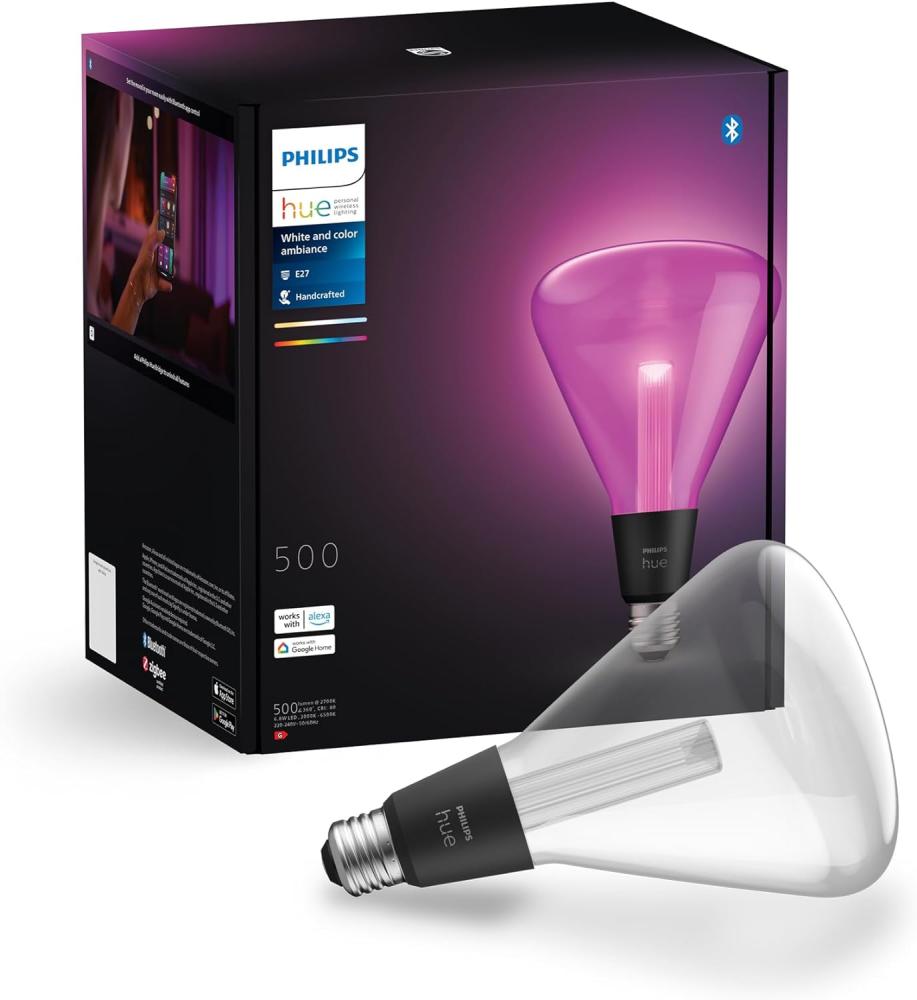 Philips Hue White & Col. Amb. Lightguide Triangle E27 Bild 1