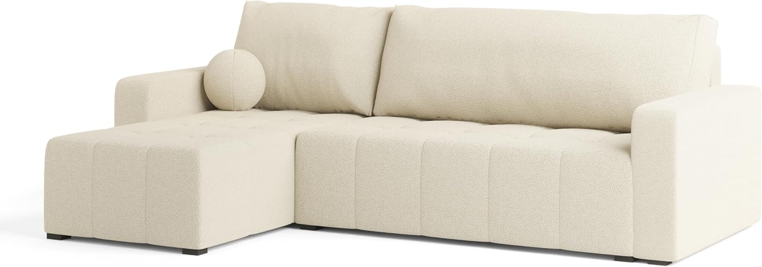 Masseno Ecksofa VOLIRA mit Schlaffunktion L-Form, Sofa mit Bettkasten Bild 1