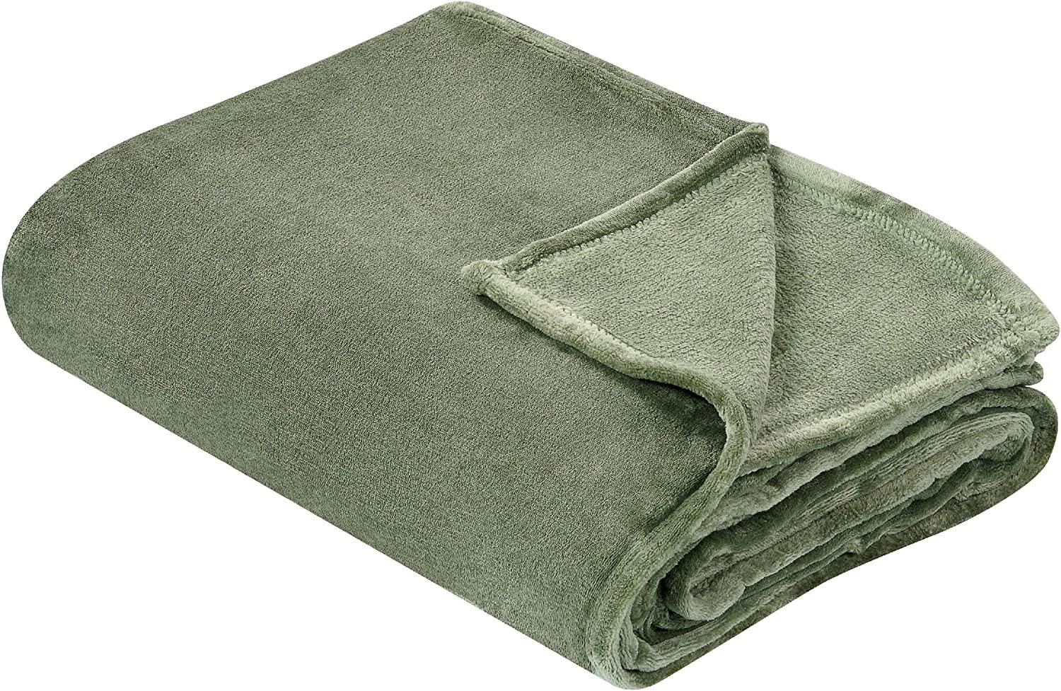 Beliani 'Bayburt' Decke, Polyester grün, 200x220 cm Bild 1