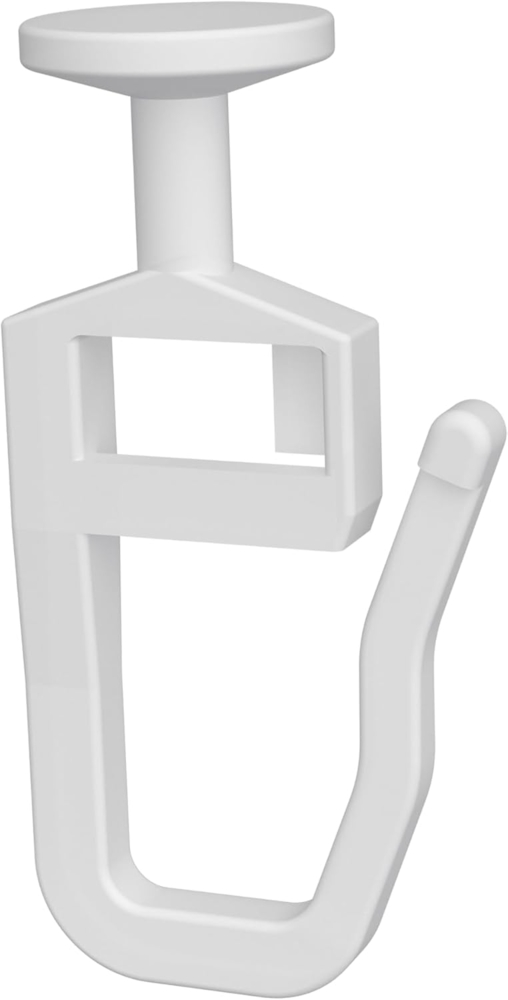 INTERDECO Gardinengleiter Rundkopf-Gleiter, für Gardinenschienen und Innenläufe bis 5,6 mm Nutbreite, (200-St, Packung), Kunststoff Bild 1