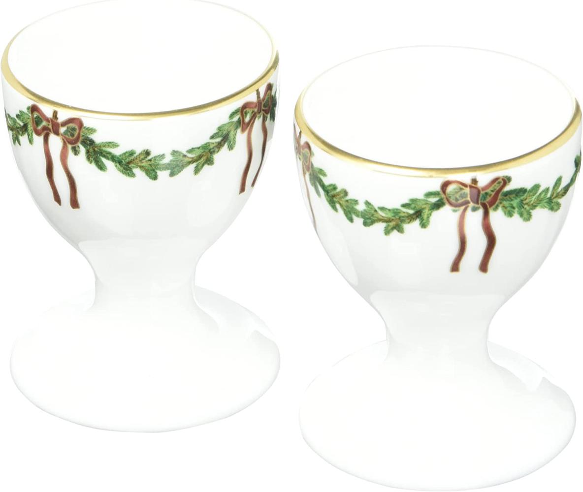 Royal Copenhagen Starfluted Christmas Eierbecher 2 Stk. Bild 1