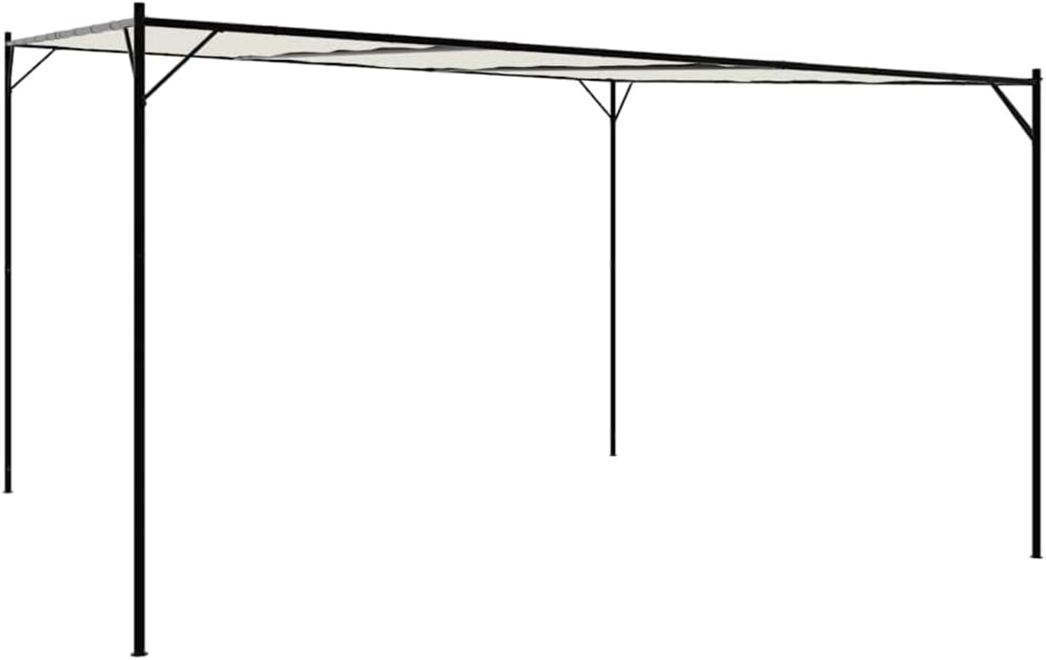 vidaXL Pavillon Weiß 4x4 m 180 g/m² Stoff und Stahl 362464 Bild 1