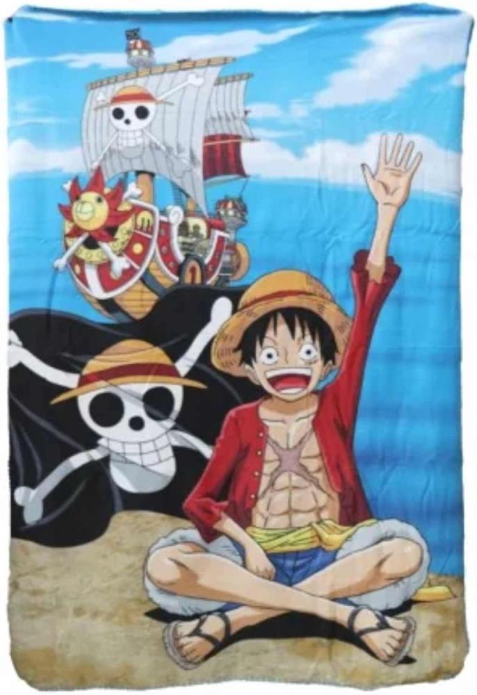 One Piece Fleecedecke Schmusedecke Kuscheldecke 100 x 140 cm Bild 1