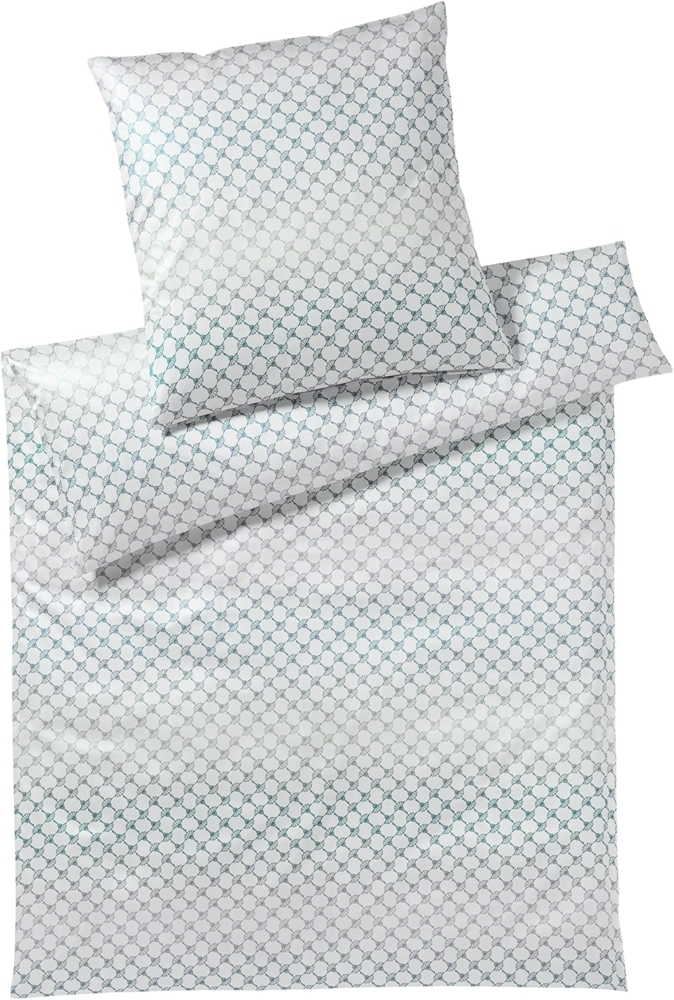 JOOP Bettwäsche Cornflower Gleam aqua | 135x200 cm + 40x80 cm Bild 1