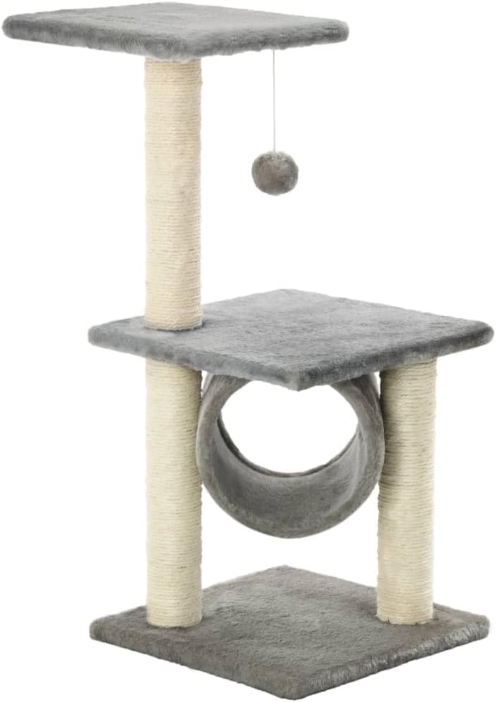 vidaXL Katzen-Kratzbaum Sisal 65 cm Grau 170546 Bild 1