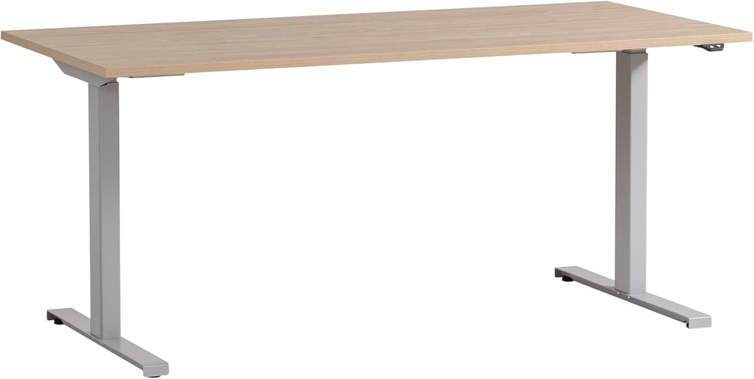 Schildmeyer Antero 701870 Schreibtisch höhenverstellbar, Eiche hell Dekor, 160 x 75 x 71-121 cm Bild 1