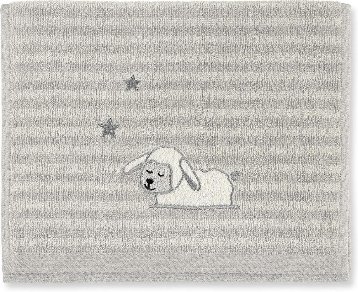 Sterntaler Kinderhandtuch Schaf Stanley, Alter: ab 0 Monate, 50x30 cm, Grau Bild 1