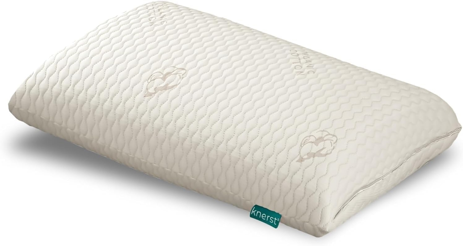 KNERST Nackenstützkissen Memory Foam Kissen, Füllung: 100% CosyPUR Gelschaum, Kopfkissen für ultimativen Komfort in jeder Schlafposition Bild 1