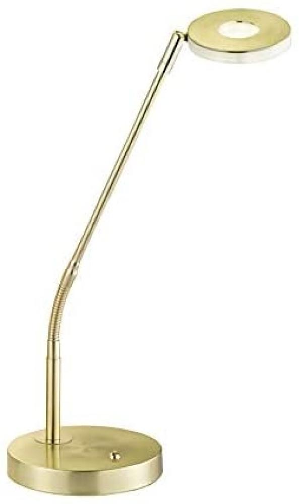 Fischer & Honsel 50064 Tischleuchte Dent messing poliert 60 cm stufenlos dimmbar Bild 1