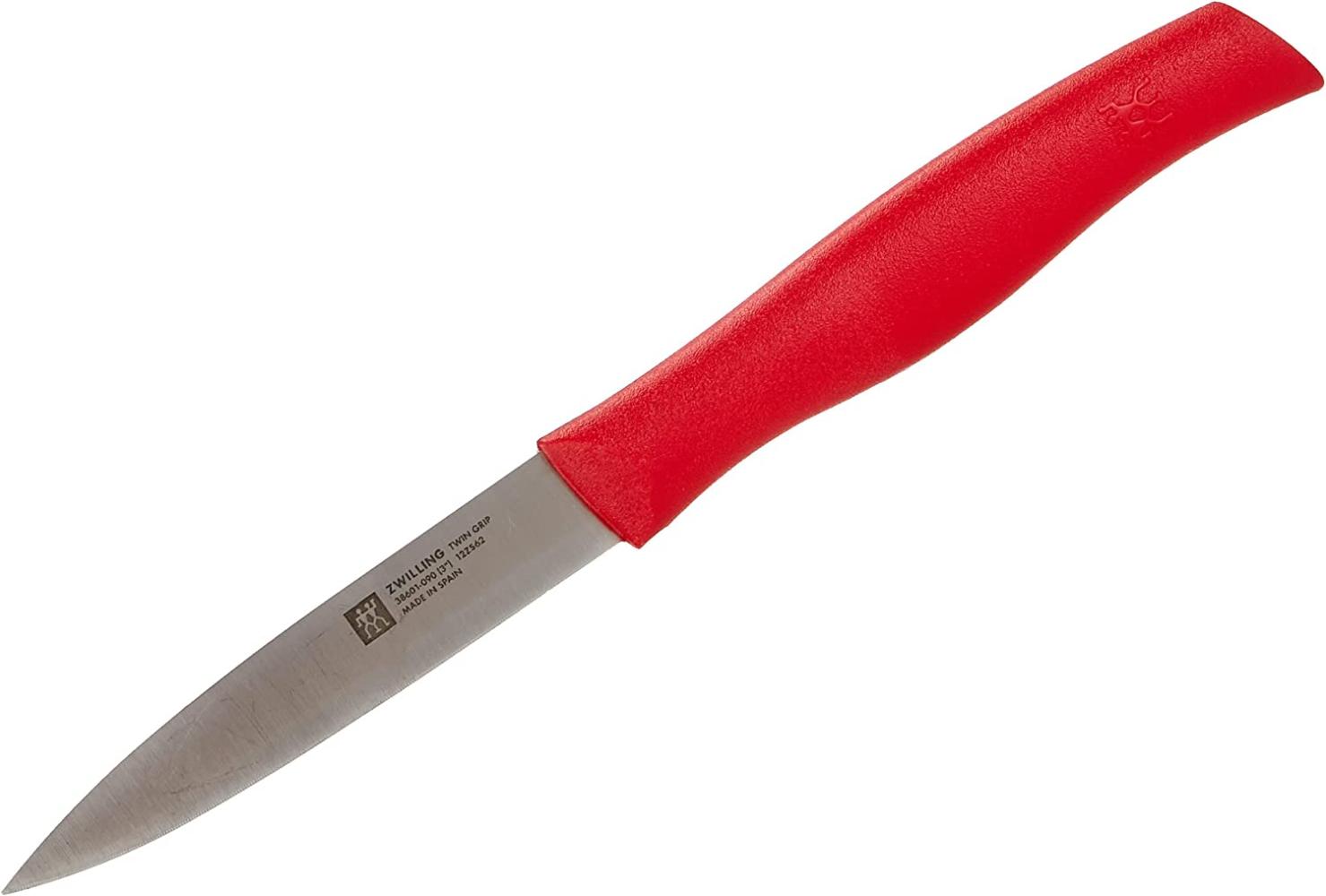 ZWILLING TWIN Grip Spick & Garniermesser 9 cm, Rot Bild 1