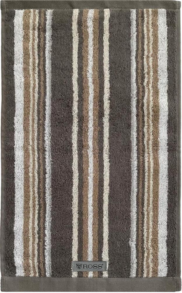 Ross Handtücher Sinfonie Multicolor Streifen 4019 | Gästetuch 30x50 cm | taupe Bild 1