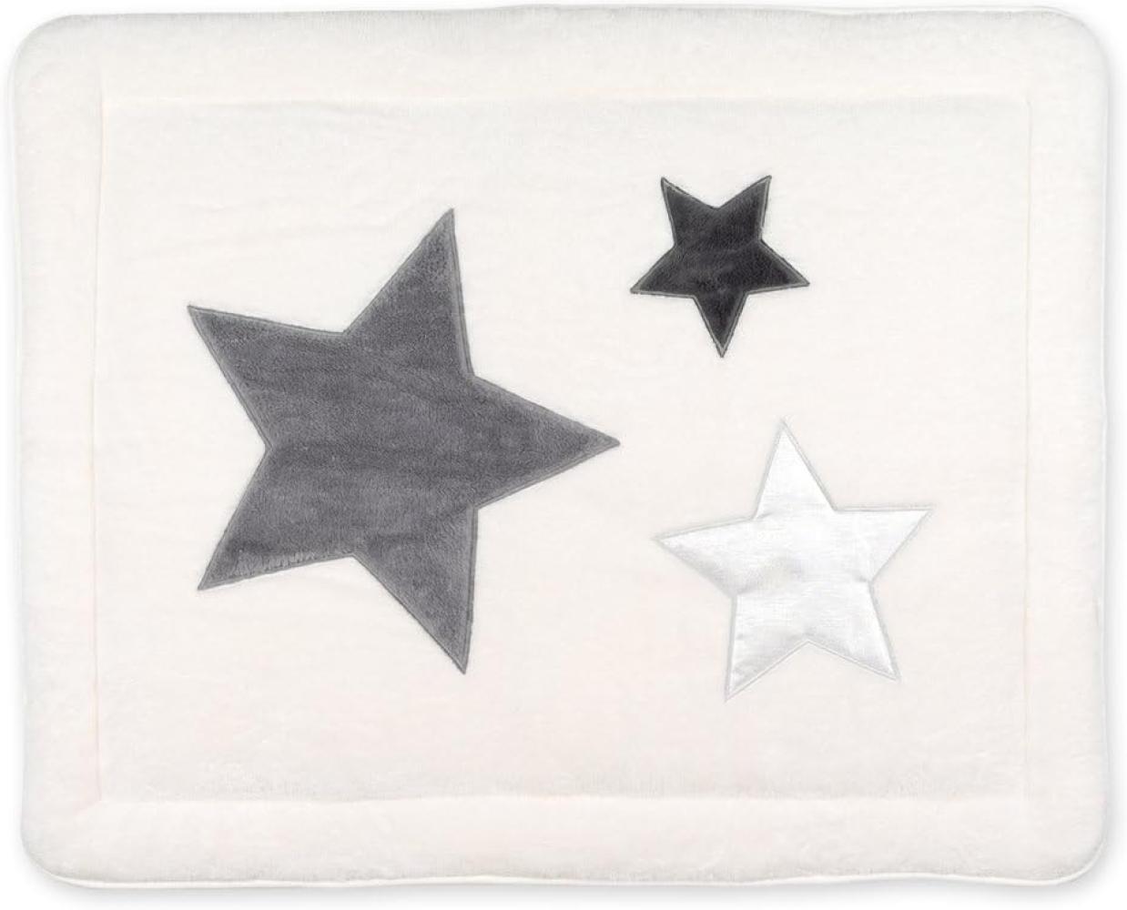 Bemini by Baby Boum 'Softy Stary' Krabbeldecke Ecru, 75x95 cm Bild 1