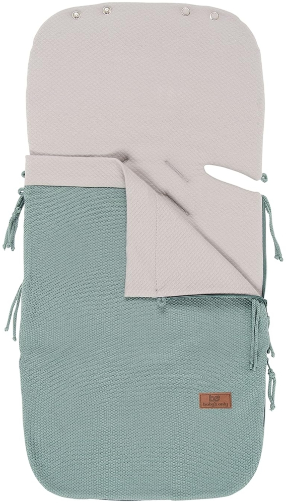 Baby's Only Sommer Fußsack Autositz 0+ Classic stonegreen Classic Jungs,Mädchen 86 x 38 cm Stonegreen Bild 1