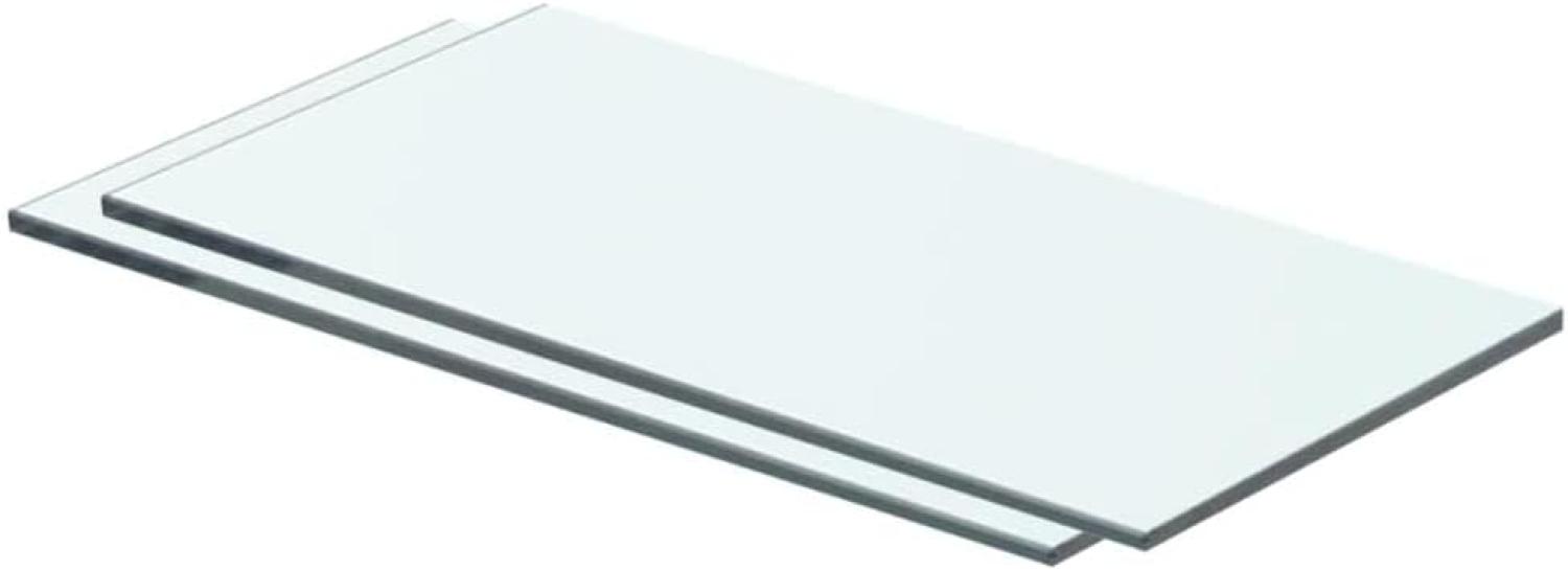vidaXL Regalböden 2 Stk. Glas Transparent 40x15 cm 3051553 Bild 1