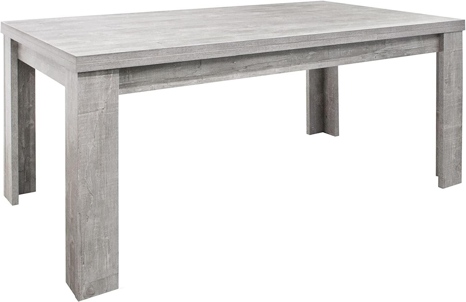 Esstisch ausziehbar Eddy 180 x 90 x 78 Esszimmertisch Beton 13782-180280 Bild 1