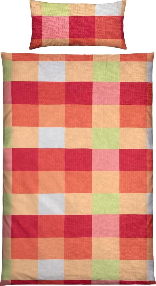 Erwin Müller Bettwäsche Bettwäsche, Seersucker, Karo Bild 1