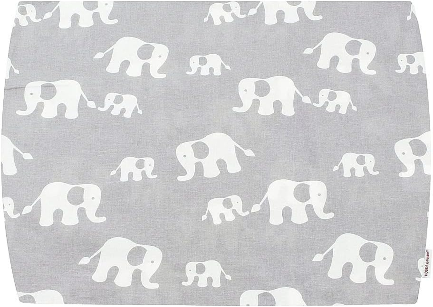 HOBEA-Germany Baby-Lagerungsbezug für Stillkissen XXL Lagerungskissen Schwangerschaftskissen Seitenschläferkissen groß (Elefantenfamilie) Bild 1