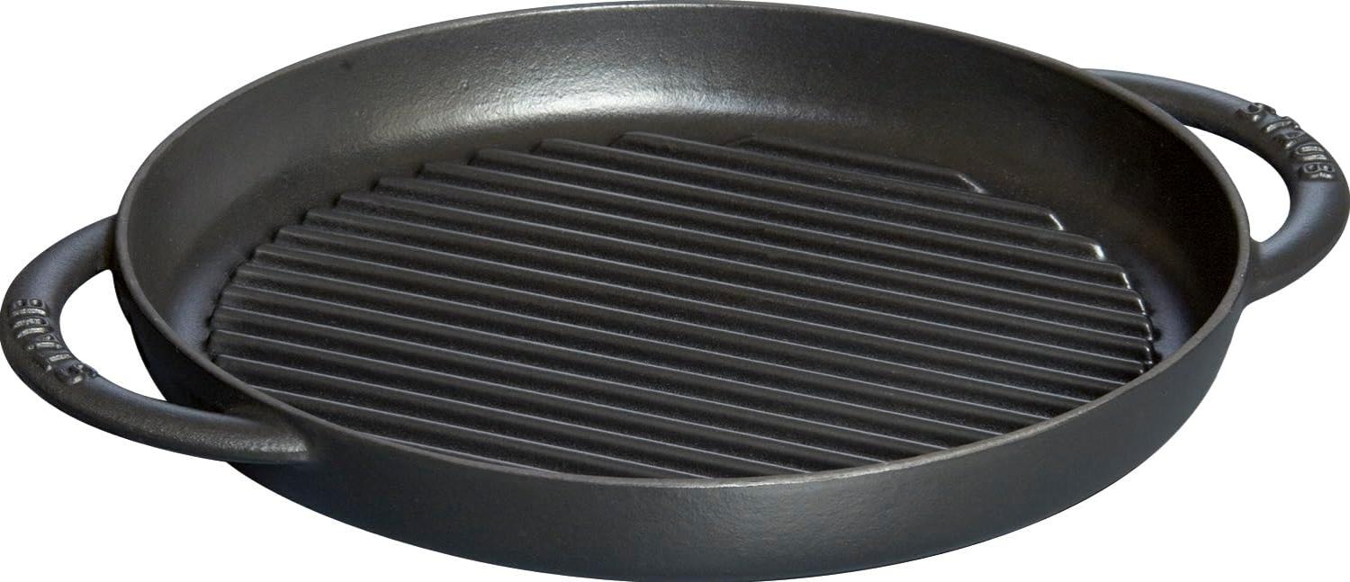 Zwilling STAUB, Grillpfanne, Emaille, Schwarz Bild 1