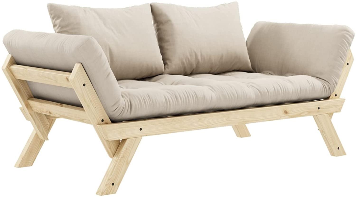 KARUP DESIGN BEBOP Futonsofa Gestell Natur Matratze Beige Bild 1