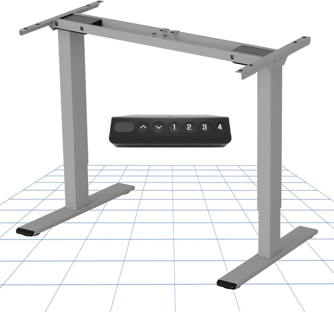 Flexispot EB2S Höhenverstellbarer Schreibtisch Elektrisch höhenverstellbares Tischgestell, passt für alle gängigen Tischplatten. Mit Memory-Steuerung und Softstart/-Stop. Bild 1