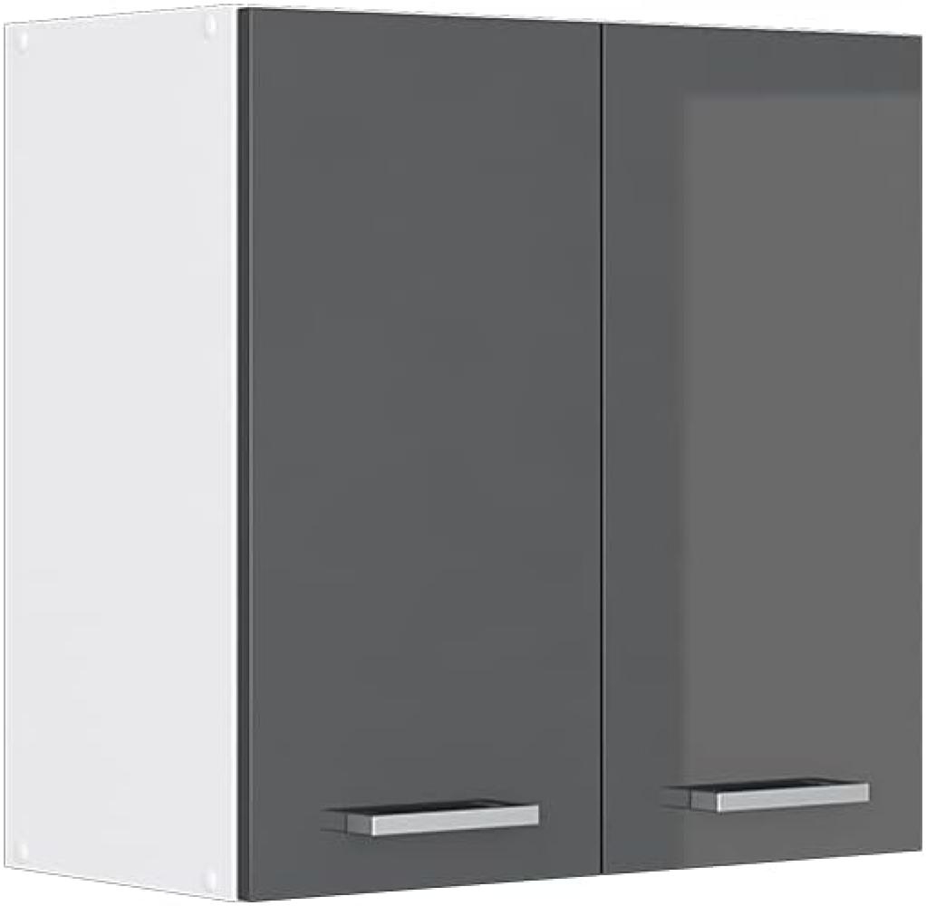 Vicco Küchenschrank Hängeschrank Unterschrank Küchenschränke Küchenunterschrank Arbeitsplatte, Möbel verfügbar in anthrazit und weiß (anthrazit ohne Arbeitsplatte, Hängeschrank 60 cm) Bild 1