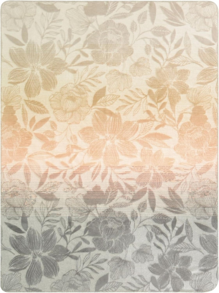 Biederlack Wohndecke Posy 150 x 200 cm, floral Bild 1