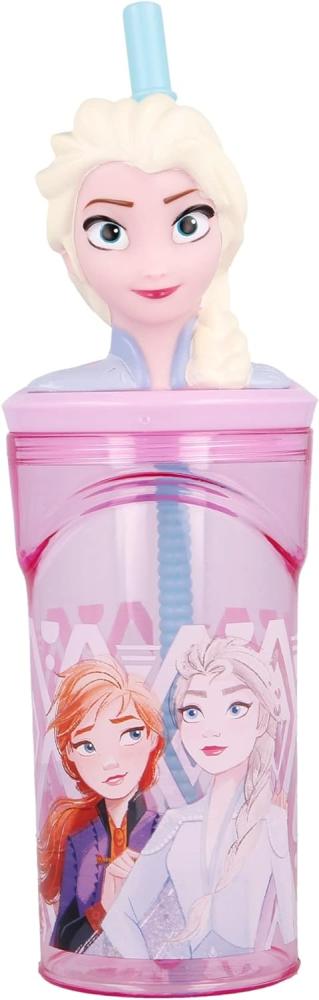 Stor 51066 - Disney Frozen / Die Eiskönigin, 3D Trinkbecher 360ml rosa Bild 1