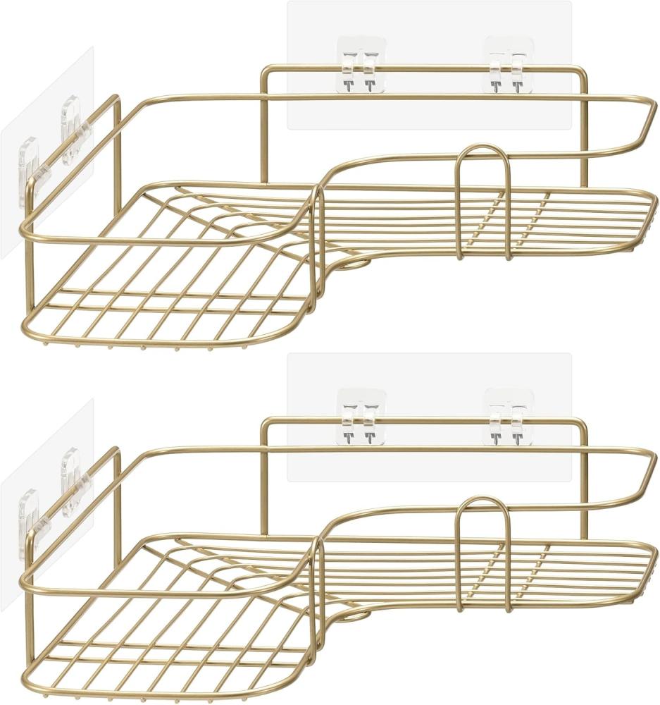 Navaris Duschablage 2x Duschablage ohne Bohren - Bad Duschregal Eckregal 2er Set, 1-tlg. Bild 1