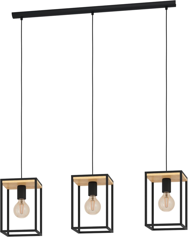 EGLO LIBERTAD Hängeleuchte, schwarz, braun Bild 1