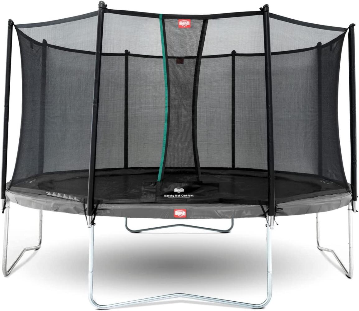 Berg 'Favorit Regular' Trampolin, 430 cm Durchmesser, ab 6 Jahren, bis 120 kg belastbar, inkl. Sicherheitsnetz 'Comfort', grau Bild 1