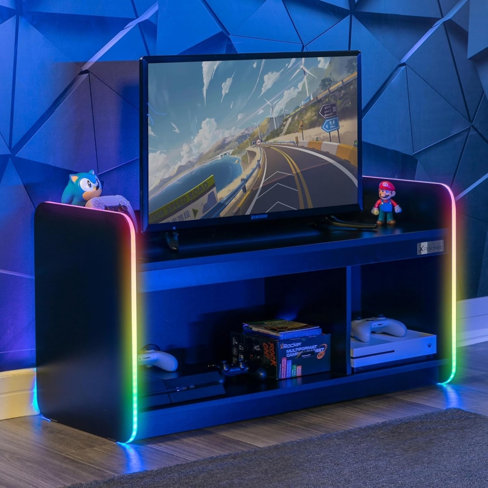 X Rocker Electra Gaming TV-Regal mit RGB-Beleuchtung & App-Steuerung Bild 1
