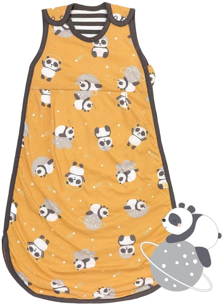 schlummersack Schlafsack Baby Sommer 70 cm dünn Panda | Babyschlafsack Sommer 1. 0 Tog 1 Tog Baby Schlafsack Sommer | Sommer Schlafsack Baby Baumwolle Frühling Bild 1