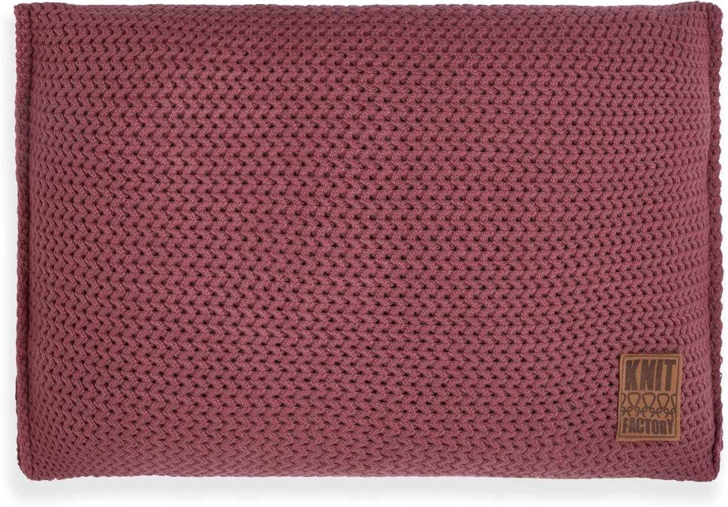 Knit Factory Maxx Kissen 60x40 cm Glatt Rot Bild 1