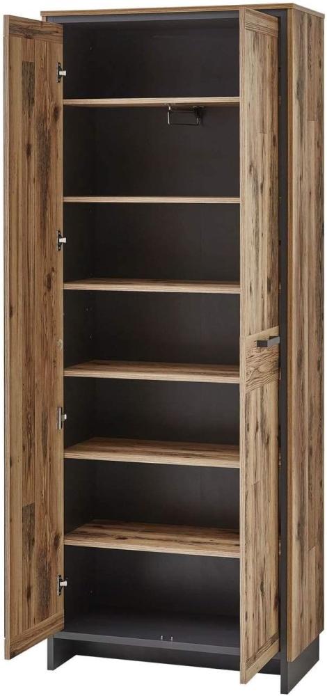 Garderobenset PRATO KG82 Oldwood Alpine Lodge Dekor 5-teilig Bild 1