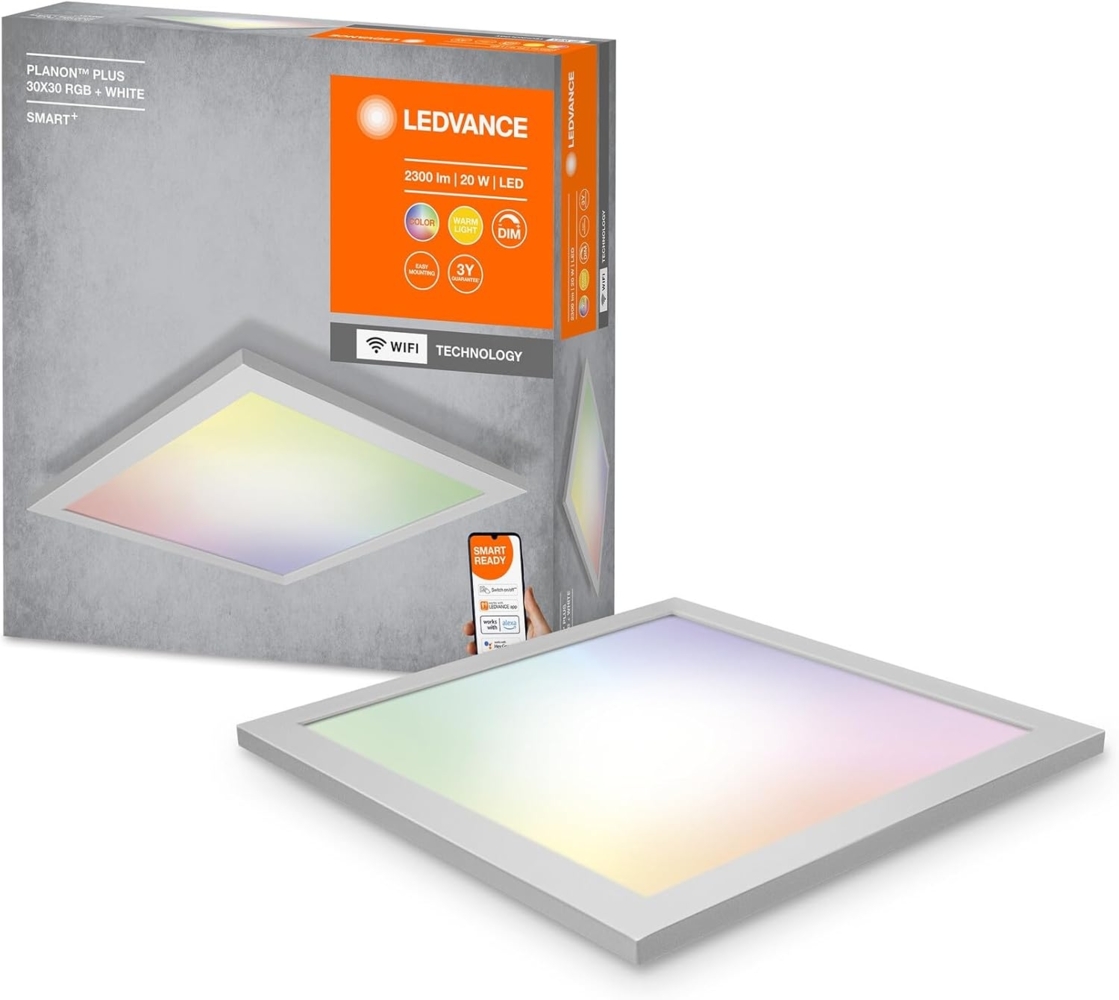 LEDVANCE SMART+ Planon plus 20W/RGBW 30X30  WiFi Bild 1