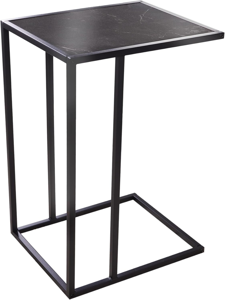 riess-ambiente Beistelltisch SLIM LINE 65cm graphit / schwarz (Einzelartikel, 1-St), Wohnzimmer · Design · Metall · Laptoptisch · Industrial Bild 1